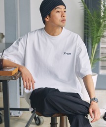 THE CRAFT CREW PRODUCTS（ザクラフトクループロダクツ）の「ヘビーウェイトファンクショナルファブリック ビッグシルエット バックプリントクルーネック半袖Tシャツ   抗菌・防臭【THE CRAFT CREW PRODUCTS】（Tシャツ/カットソー）」
