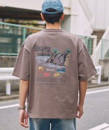 THE CRAFT CREW PRODUCTS（ザクラフトクループロダクツ）の「ヘビーウェイトファンクショナルファブリック ビッグシルエット バックプリントクルーネック半袖Tシャツ   抗菌・防臭【THE CRAFT CREW PRODUCTS】（Tシャツ/カットソー）」