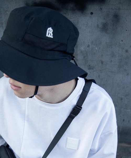 The DUFFER of ST.GEORGE（ザダファーオブセントジョージ）の「〔BLACK LABEL〕MINOTEC RIPSTOP SAFARI HAT：機能素材 サファリハット（ハット・メンズ・ブラック・F）」の3枚目の写真