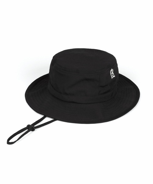 The DUFFER of ST.GEORGE（ザダファーオブセントジョージ）の「〔BLACK LABEL〕MINOTEC RIPSTOP SAFARI HAT：機能素材 サファリハット（ハット・メンズ・ブラック・F）」の4枚目の写真