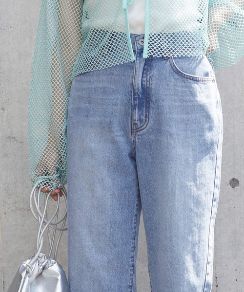 vin 裾スリットデニム 新品 ブルー FRAMeWORK（フレームワーク）の「裾スリットDENIM◇（デニム