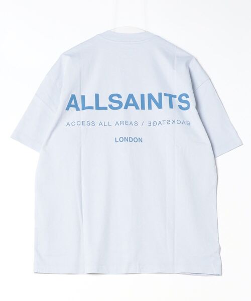 ALLSAINTS(オールセインツ)の「ACCESS OVERSIZED CREW NECK T-SHIRT | ACCESS オーバーサイズ クルー ネック Tシャツ(Tシャツ/カットソー・メンズ・ブルー系その他・XS/S/M/L/XL)」の2枚目の写真