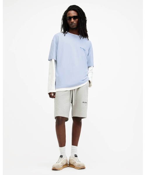 ALLSAINTS(オールセインツ)の「ACCESS OVERSIZED CREW NECK T-SHIRT | ACCESS オーバーサイズ クルー ネック Tシャツ(Tシャツ/カットソー・メンズ・ブルー系その他・XS/S/M/L/XL)」の10枚目の写真