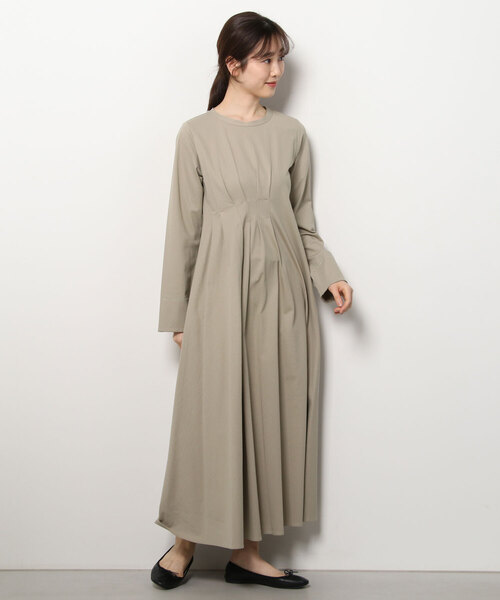 RBSワンピース Ray BEAMS RBS レイビームス ピンタックギャザー