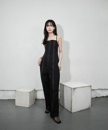 サロペット/オーバーオール（ブラック/黒色系）ファッション通販