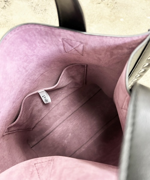 Magine(マージン)の「cheek チーク:rivet 2way tote/リベット2way トートバッグ(トートバッグ・レディース・パープル/シルバー/イエロー/ブラック・FREE)」の14枚目の写真