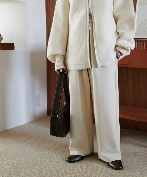 【-3kg見え】トロミイージーパンツ《S~Lサイズ展開》