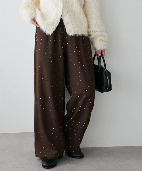 DISCOAT（ディスコート）の「《新色追加/7サイズ展開》とろみイージーパンツ【ユニセックス】（その他パンツ・レディース・グレー/アイボリー/ブラック/ブラウン/ライトベージュ/ベージュ/ライム/ベージュ系その他/ダークグレー/ダークブラウン/ブラック系その他/ブラウン系その他/ネイビー/ライトグレー/キャメル/ベージュ系その他2/インディゴブルー/モカ/グレイッシュベージュ/グレー系その他/レモンイエロー/チャコールグレー/ピンク・SMALL/MEDIUM/LARGE/X-LARGE/SP/MT/PM/SHORT/M）」の12枚目の写真