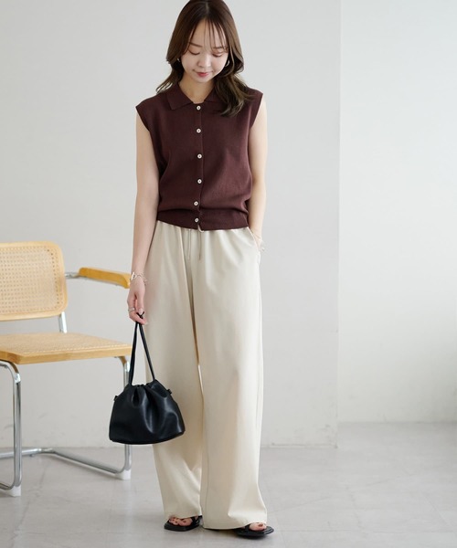 新色追加/7サイズ展開》とろみイージーパンツ【ユニセックス】（その他