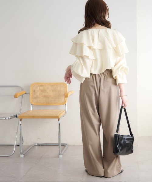 新色追加/7サイズ展開》とろみイージーパンツ【ユニセックス】（その他