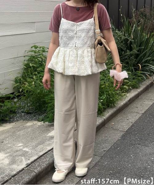 新色追加/7サイズ展開》とろみイージーパンツ【ユニセックス】（その他