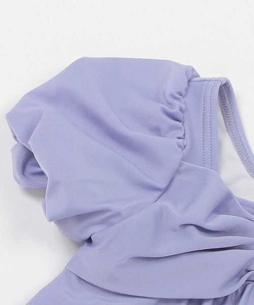 petit main（プティマイン）の「【SWIM】パフスリーブタンキニ（水着・キッズ・ピンク/ライトピンク/アイボリー/ライトブルー・80ｃｍ/90cm/130cm/120cm/110cm/100cm）」の12枚目の写真