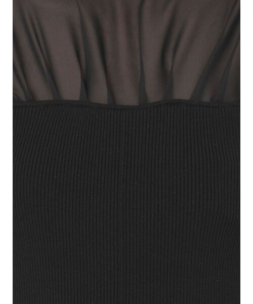 LAGUNAMOON(ラグナムーン)の「シフォンプリーツニットドッキングワンピース(ワンピース・レディース・ベージュ/チャコールグレー・MEDIUM/SMALL)」の17枚目の写真