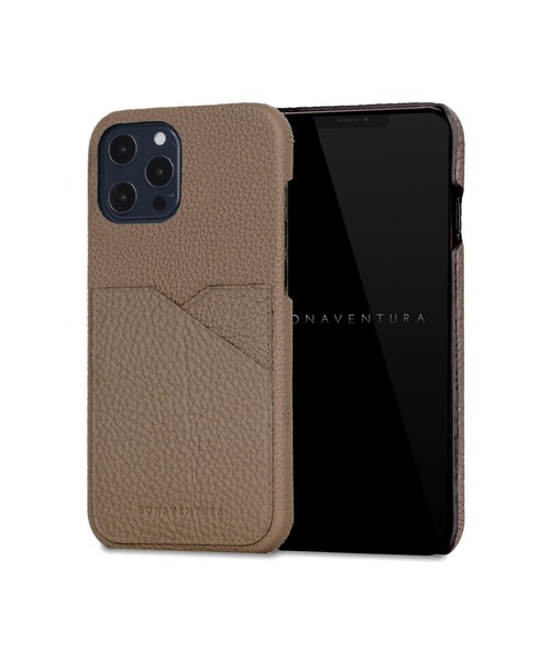 iPhone 12 / 12 Pro) バックカバーケース シュリンクレザー