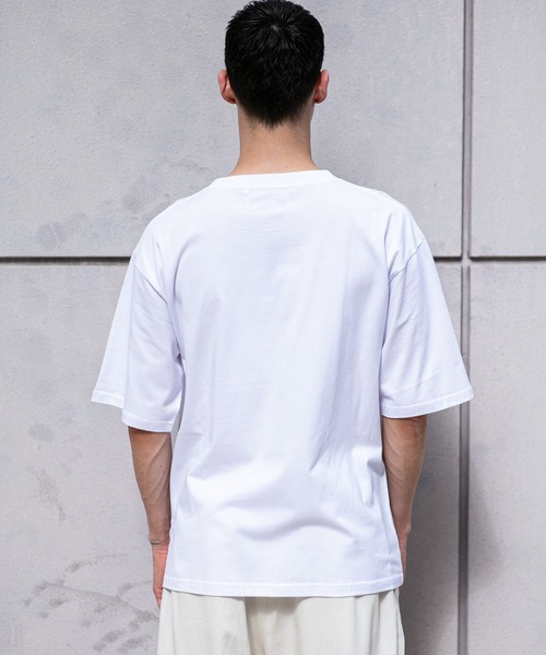 カセットテーププリント白半袖Tシャツ（Tシャツ/カットソー