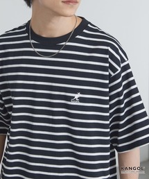 KANGOL/カンゴール 別注 ロゴ ワンポイント刺繍オーバーサイズ半袖Tシャツ