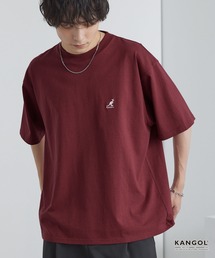 KANGOL/カンゴール 別注 ロゴ ワンポイント刺繍オーバーサイズ半袖Tシャツ