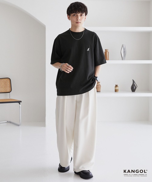 KANGOL/カンゴール 別注 ロゴ ワンポイント刺繍オーバーサイズ