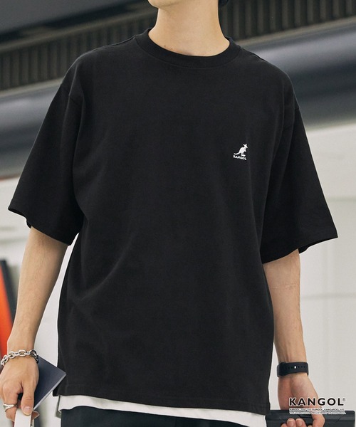 KANGOL tシャツ / カンゴール 別注 コラボ ロゴ 刺繍 ビッグ
