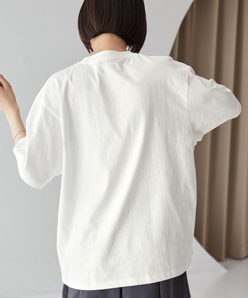   モノグラム　ロゴ半袖　Tシャツ　カズハ着用 EZBH-TS08___1_grande.jpg?v=