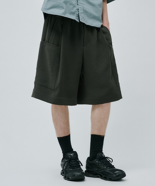 エムアンドキョウコ♡パンツ Verdusa Men's Leopard Print Baggy Shorts Wide Leg Bermuda Shorts
