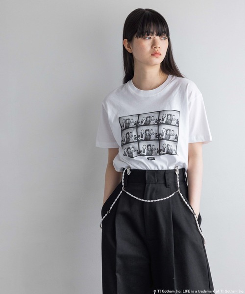 yuw(ユウ)の「artistphoto tee2 137122(Tシャツ/カットソー・レディース・ホワイト・MEDIUM)」の4枚目の写真