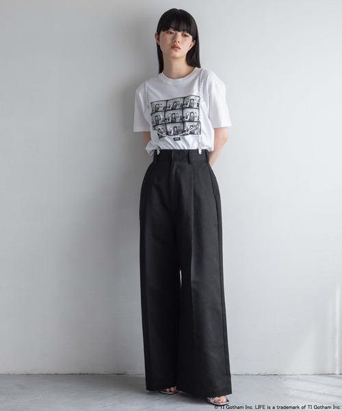 yuw(ユウ)の「artistphoto tee2 137122(Tシャツ/カットソー・レディース・ホワイト・MEDIUM)」の2枚目の写真