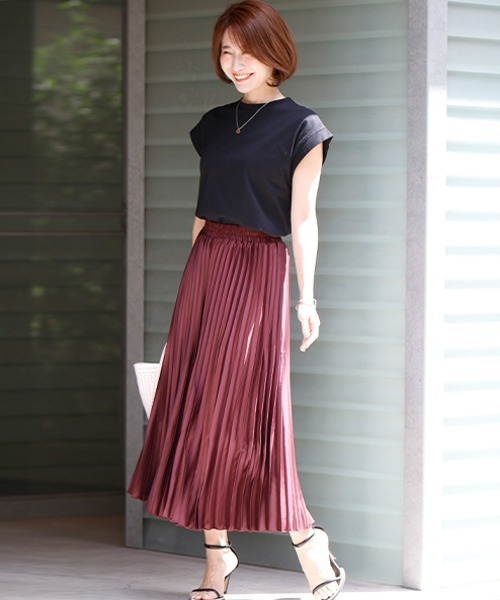 Ehre style(エーレスタイル)の「アラフォー世代へ脇隠しTシャツ安心して使えます!(Tシャツ/カットソー・レディース・ブラック/ベージュ/マスタード/ホワイト・FREE)」の11枚目の写真