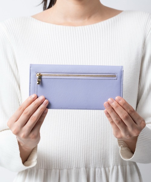 GGロゴ 長財布 水色 レザー　美品 GGロゴ 長財布 水色 レザー美品