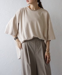 ビッグシルエット前後差Tシャツ