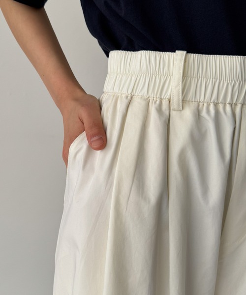 CANAL JEAN(キャナルジーン)の「El mar コットンギャザーワイドパンツ(その他パンツ・レディース・ブラック/ベージュ/カーキ・ONE SIZE)」の18枚目の写真