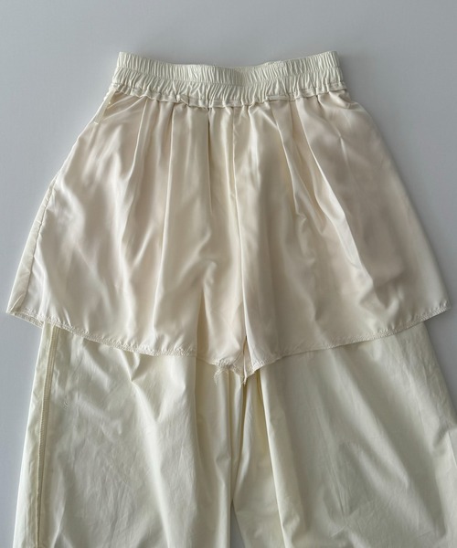 CANAL JEAN(キャナルジーン)の「El mar コットンギャザーワイドパンツ(その他パンツ・レディース・ブラック/ベージュ/カーキ・ONE SIZE)」の20枚目の写真