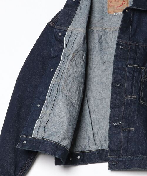 orSlow（オアスロウ）の「Orslow / オアスロウ：50's DENIM JACKET ONE WASH：01-6002-81[STD]（デニムジャケット・メンズ・ワンウォッシュ・XL/L/XXL）」の12枚目の写真