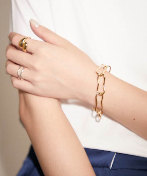 Aunt Marie's(アントマリーズ)の「オーバルチェーンブレスレット(ブレスレット・レディース・ゴールド/シルバー・FREE)」の7枚目の写真