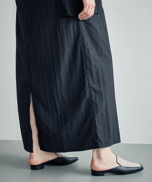 Formeque（フォルミーク）の「【Formeque】ナイロンキャミワンピース（ワンピース・レディース・ブラック/ライトグレー・FREE）」の8枚目の写真