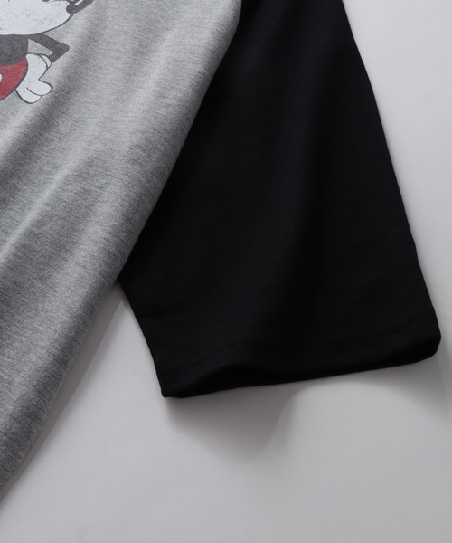 Disney（ディズニー）の「【Disney/ディズニー】ミッキーマウス アートワーク 七分袖 Tシャツ（Tシャツ/カットソー・レディース・杢グレー/ホワイト系2/ホワイト系1/ライトグレー・L/M）」の20枚目の写真