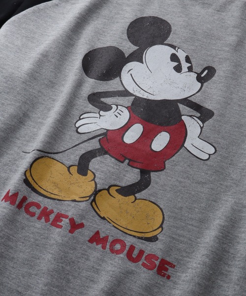 Disney（ディズニー）の「【Disney/ディズニー】ミッキーマウス アートワーク 七分袖 Tシャツ（Tシャツ/カットソー・レディース・杢グレー/ホワイト系2/ホワイト系1/ライトグレー・L/M）」の19枚目の写真