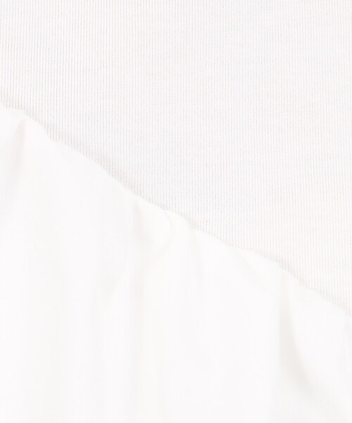OPAQUE.CLIP（オペークドットクリップ）の「◆フリルドッキングカットソー【洗濯機洗い可】（Tシャツ/カットソー・レディース・ブラック/ネイビー/ホワイト・42/40/38）」の7枚目の写真