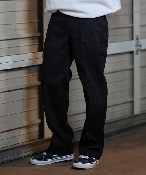 新品未使用／Dickies ワークスラックス ブラック Dickies ディッキーズ 874 フレックス ワークパンツ ブラック 黒