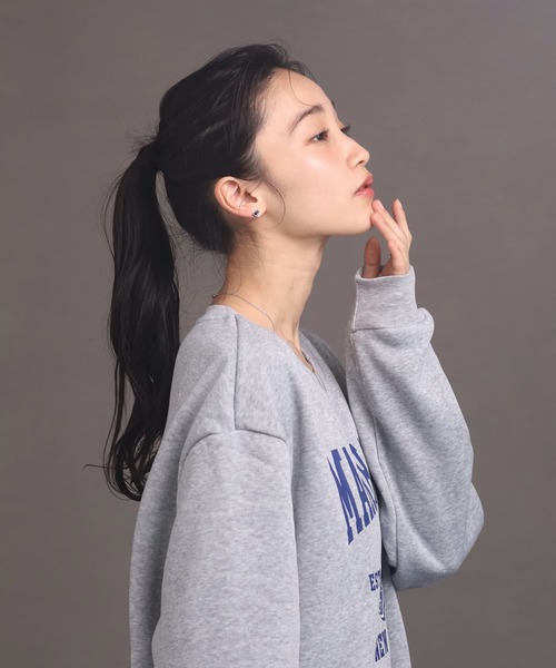 LHME(エルエイチエムイー)の「【WEB限定】“Moment”ハートピアス/ブラック/サージカルステンレス(金属アレルギー対応)【LHME / エルエイチエムイー】(ピアス(両耳用)・レディース・シルバー/ゴールド・ONE SIZE)」の12枚目の写真