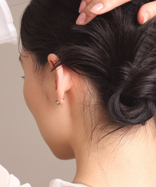 LHME(エルエイチエムイー)の「【WEB限定】“Moment”ハートピアス/ブラック/サージカルステンレス(金属アレルギー対応)【LHME / エルエイチエムイー】(ピアス(両耳用)・レディース・シルバー/ゴールド・ONE SIZE)」の16枚目の写真