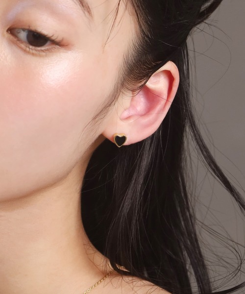 ロンハーマン取扱 tai jewelry 14kゴールド Heart型 ピアス