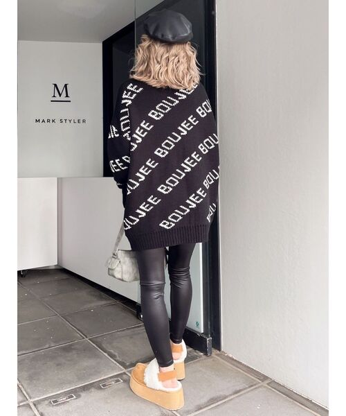 GYDA（ジェイダ）の「BOUJEEニットトップス（ニット/セーター・レディース・オフホワイト/ブラック/ピンク/ベージュ・FREE）」の18枚目の写真