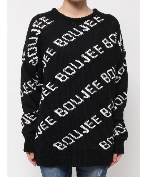 GYDA（ジェイダ）の「BOUJEEニットトップス（ニット/セーター・レディース・オフホワイト/ブラック/ピンク/ベージュ・FREE）」の9枚目の写真