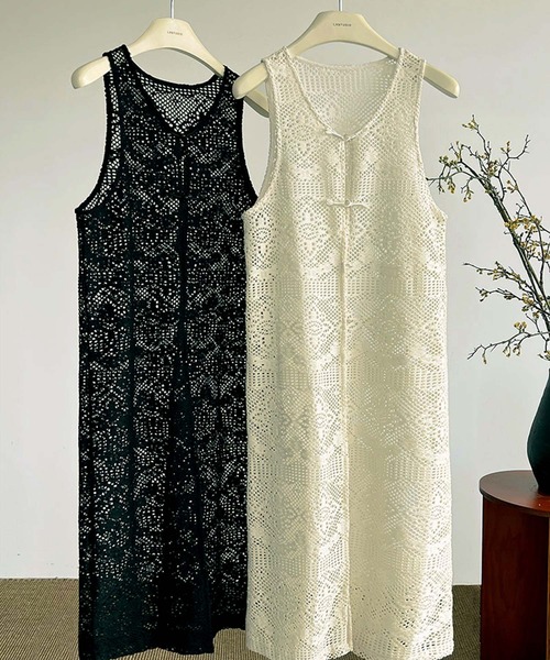 GALLEST ボタニカル レース ジレ ワンピース ボタニカルレースジレ（キャミワンピース） | GALLEST