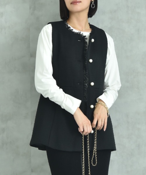 INTERPLANET（インタープラネット）の「ツイードパールボタン