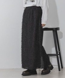 JEANASIS | フリンジジャガードナロースカート/143891(スカート)