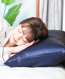 QUEENHEAD（クイーンヘッド）の「シルク100％ 美髪ピローケース（寝具）」