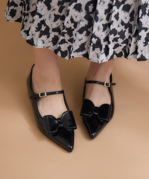 KATHARINE ROSS（キャサリンロス）の「【JETEE】ポインテッドトゥメリージェーンパンプス（パンプス・レディース・ブラック/シルバー・SMALL/MEDIUM/LARGE）」の2枚目の写真