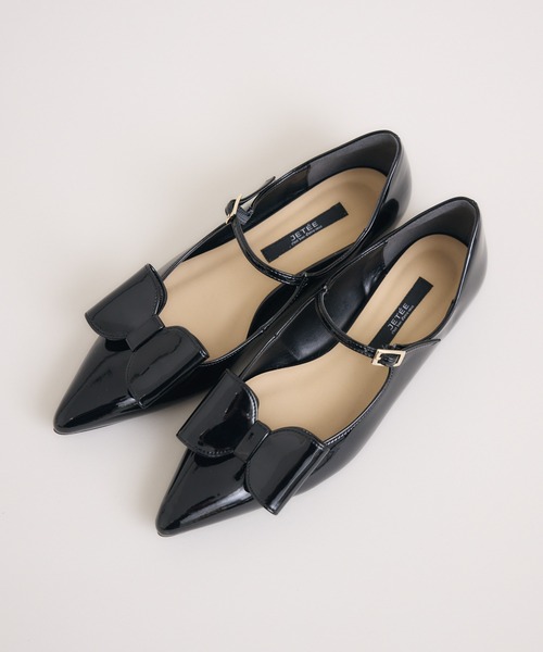 KATHARINE ROSS（キャサリンロス）の「【JETEE】ポインテッドトゥメリージェーンパンプス（パンプス・レディース・ブラック/シルバー・SMALL/MEDIUM/LARGE）」の4枚目の写真